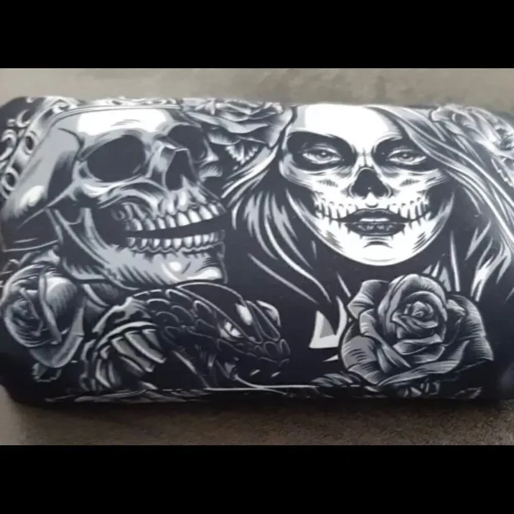Make up bag SKULLS colorful +2 poly mailers 10x13